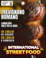 76° TAPPA DELL'INTERNATIONAL STREET FOOD A TREVIGNANO ROMANO DAL 18 LUGLIO AL 20 LUGLIO 2025
